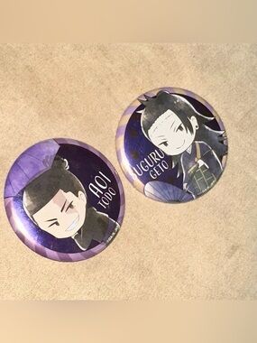 Jujutsu Kaisen Suguru Geto Aoi Todo Anime Pin Badge Set